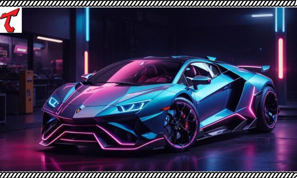 Neon Lighting on Lamborghini Models